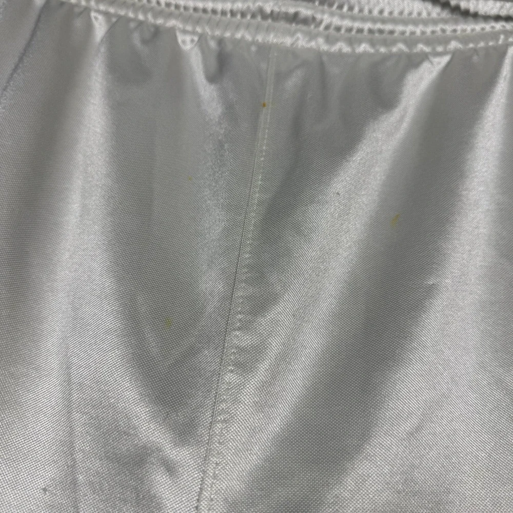 Adidas Miami Heat Basketball Shorts Mens Size 44 White Red Yellow Sportswear